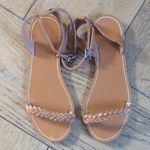 Madewell Sightseer Leather Sandals